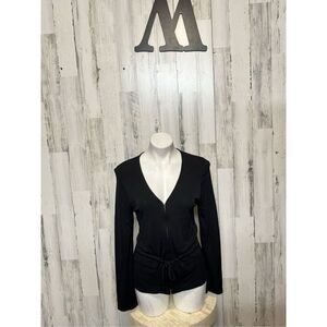 George black zip up blouse